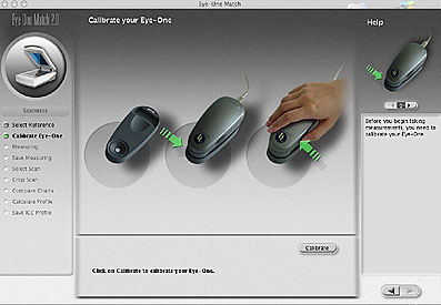 tutorial color scanner device software select